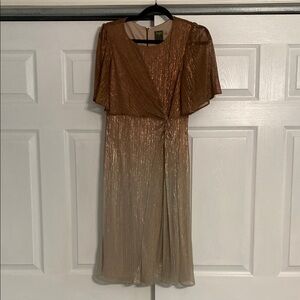 Taylor Bronze Ombre Midi Dress